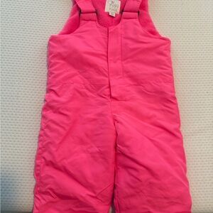 The Children's Place Bright Pink Kids Overalls